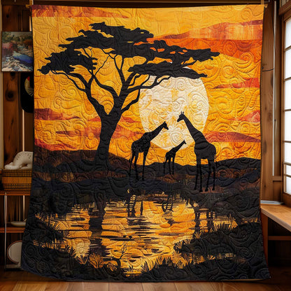 Giraffe Family WJ2408013CL Quilt