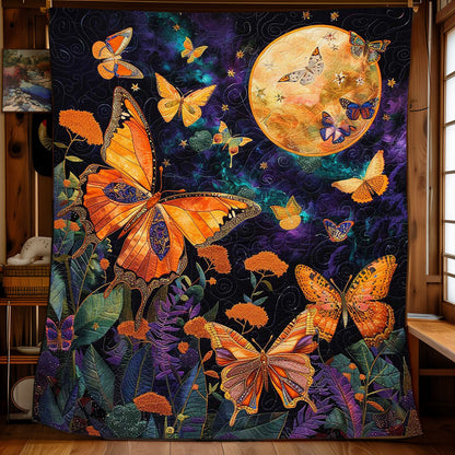 Majestic Butterfly Night WJ2208013CL Quilt