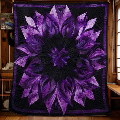 Mysterious Feathered Flower WJ2208015CL Quilt