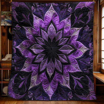 Mystic Purple Bloom WJ0609018CL Quilt