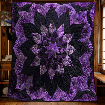 Mystic Purple Bloom WJ3008023CL Quilt