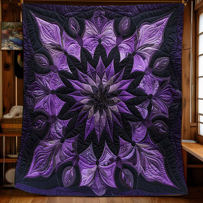 Mystic Purple Bloom WJ3008024CL Quilt