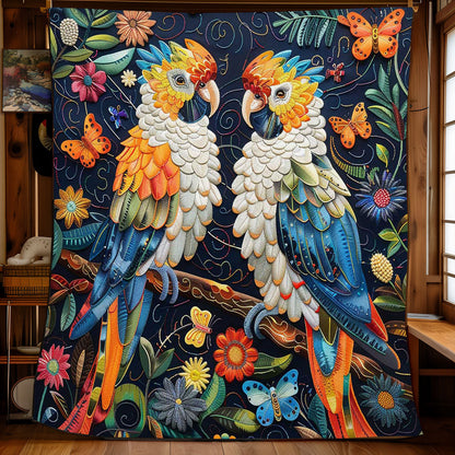 Parrot Couple WJ0509018CL Quilt