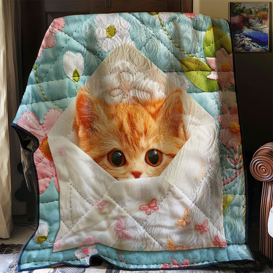 Peeking Cat WJ2307032CL Quilt