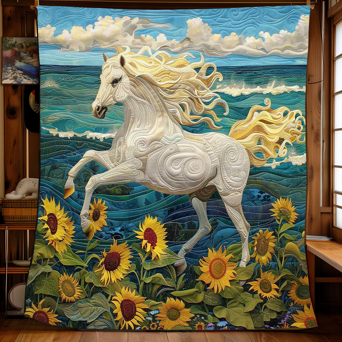 Running Horse WJ1009021CL Quilt