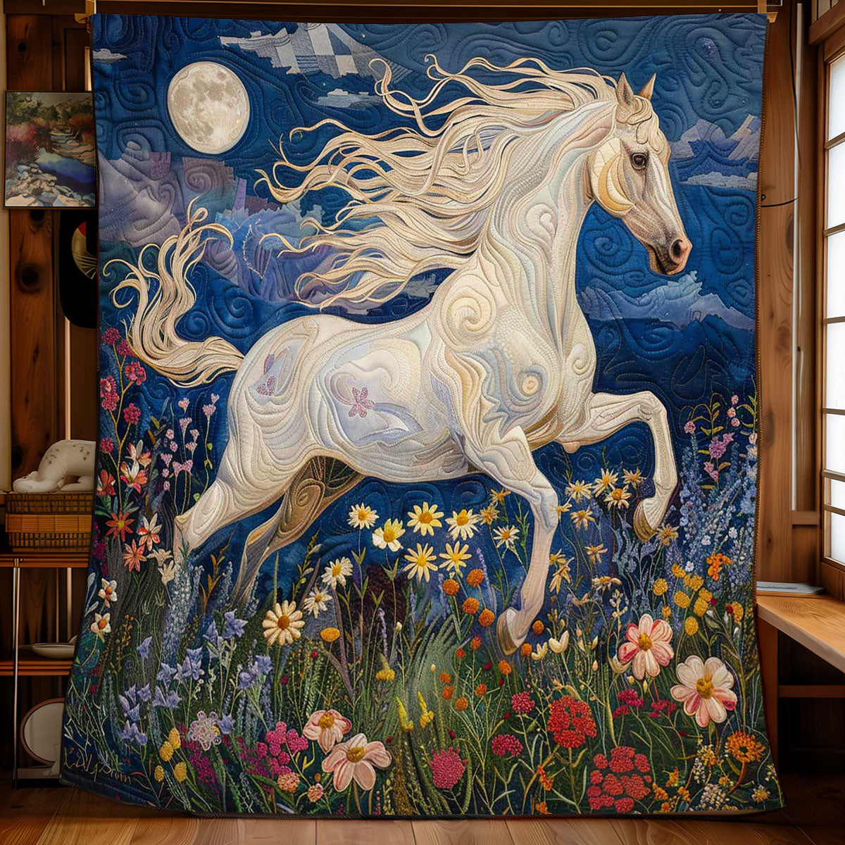 Running Horse WJ1009023CL Quilt