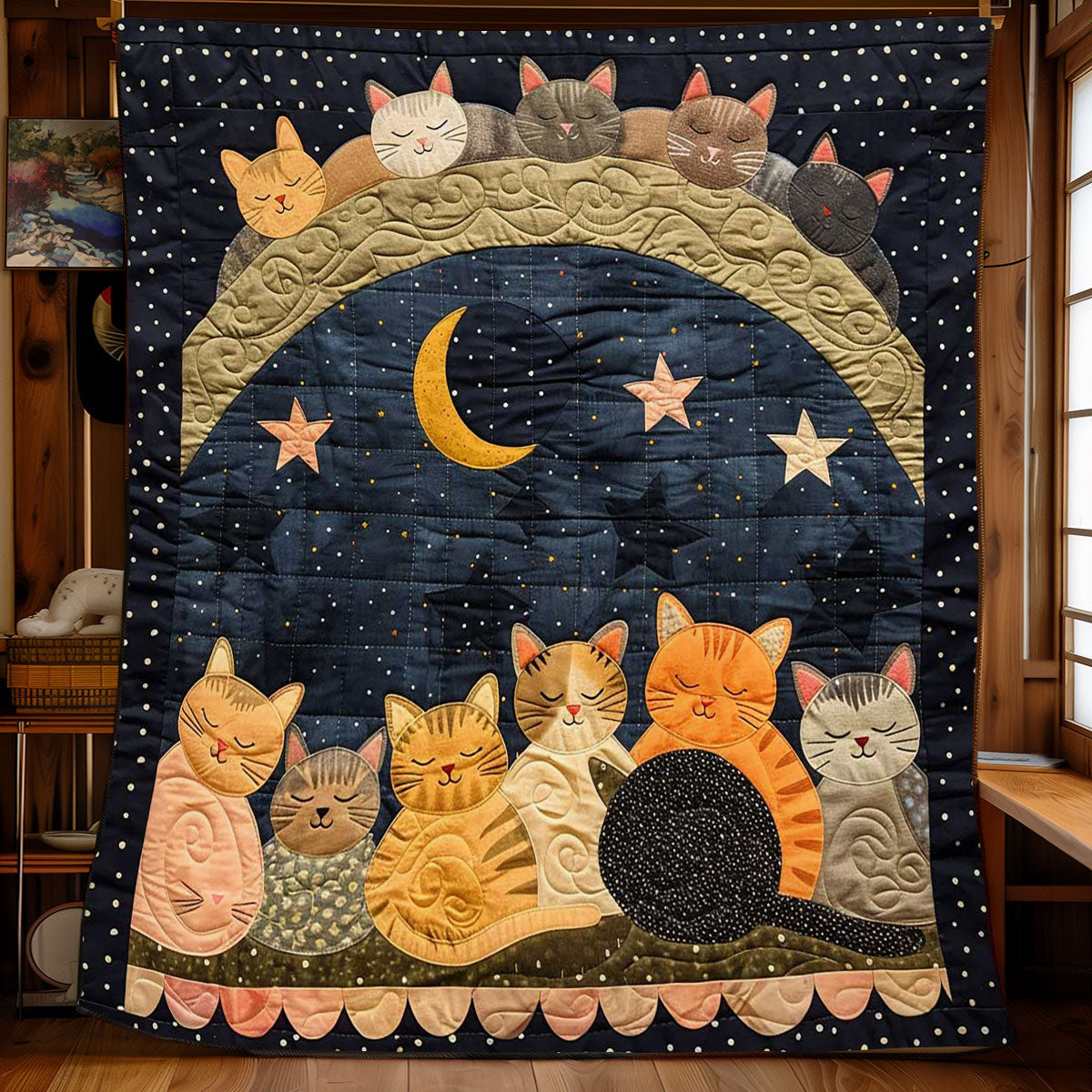 SleepingCat Over The Moon WJ0609028CL Quilt