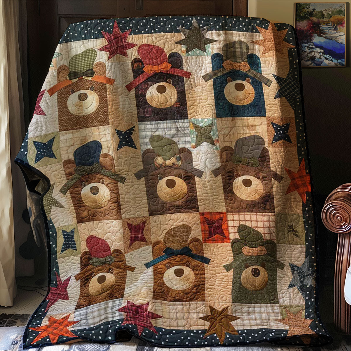 Teddy Bear WJ2707036CL Quilt