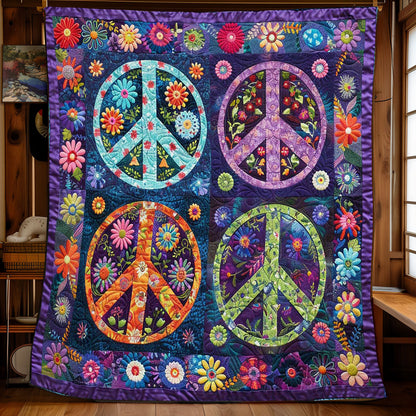 Trippy Hippie Sign WJ0509026CL Quilt