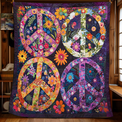 Trippy Hippie Sign WJ2408022CL Quilt