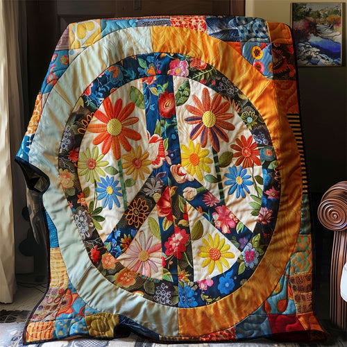 Trippy Hippie Sign WJ2507030CL Quilt