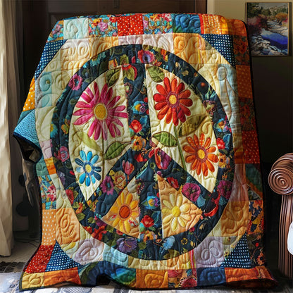 Trippy Hippie Sign WJ2507031CL Quilt