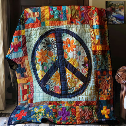 Trippy Hippie Sign WJ2707027CL Quilt