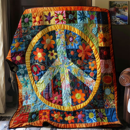 Trippy Hippie Sign WJ2707028CL Quilt