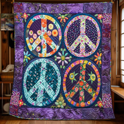 Trippy Hippie Sign WJ2708026CL Quilt