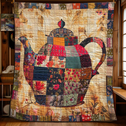 Vintage Teapot WJ2608027CL Quilt