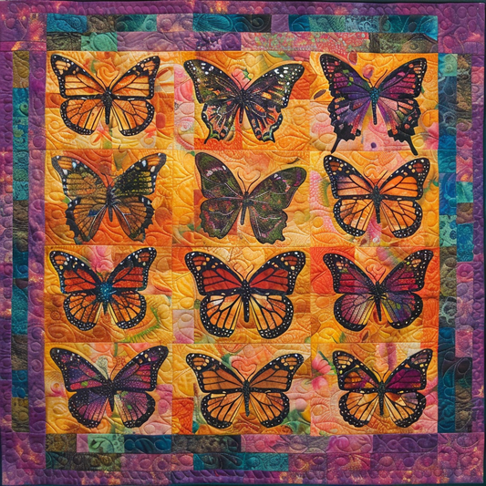 Monarch Butterflies XR2105017CL Quilt