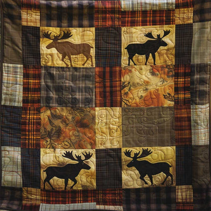 Moose Silhouettes WJ0407010CL Quilt