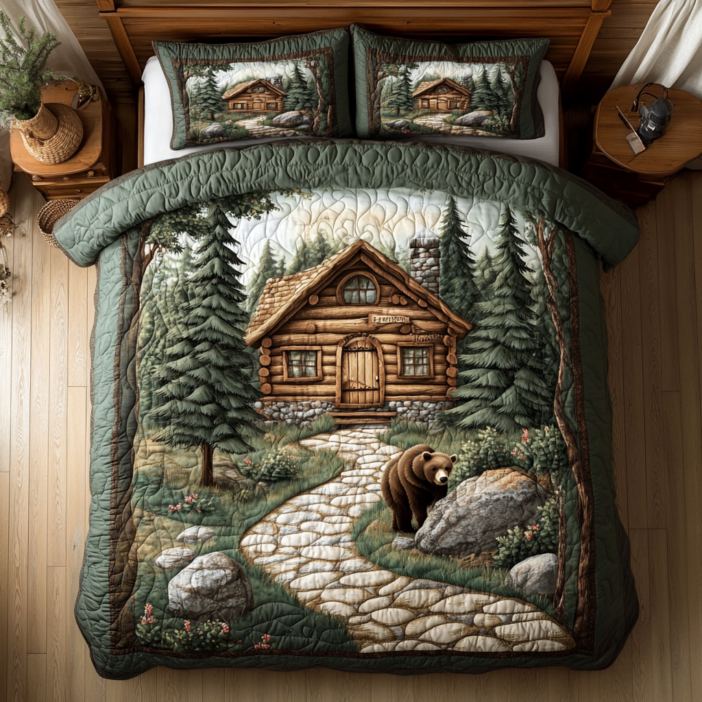 Mountain Retreat Bear YR2301039CL Duvet Cover Set