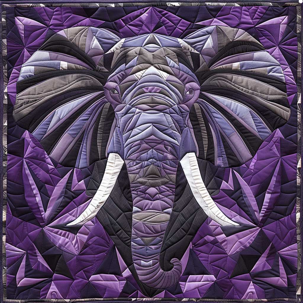 Mysterious Elephant XR1008041CL Quilt