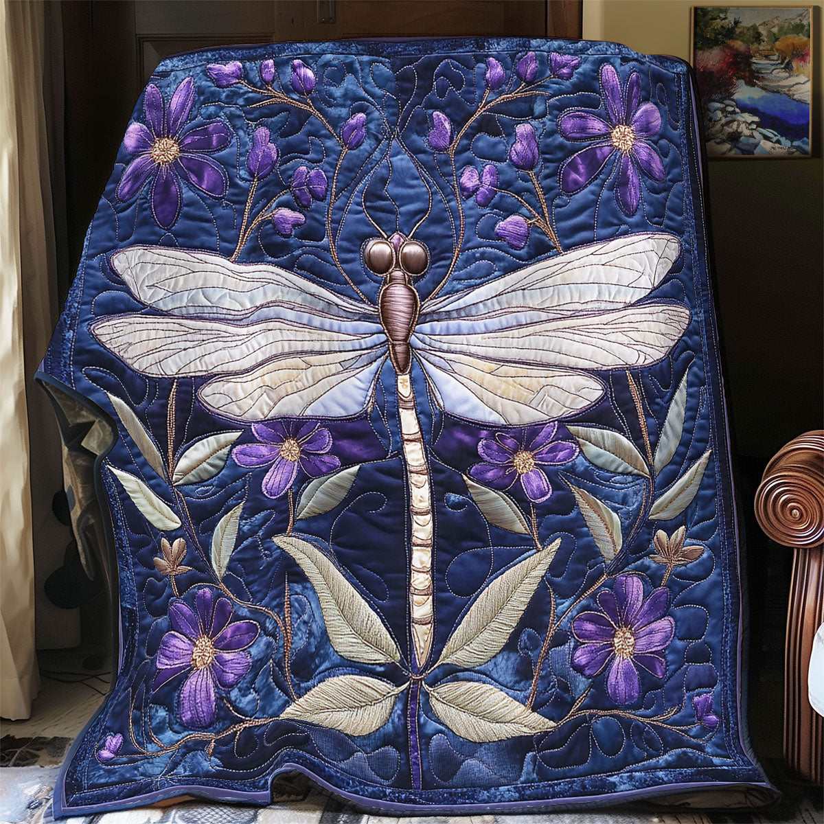 Mystic Dragonfly Garden YR1904020CL Quilt