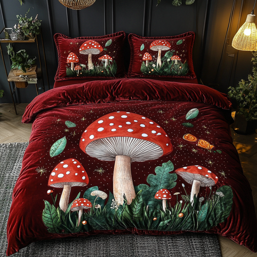 Mystic Mushroom Haven YR2301043CL Duvet Cover Set