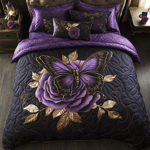 Mystic Rose & Butterfly YR2201045CL Duvet Cover Set
