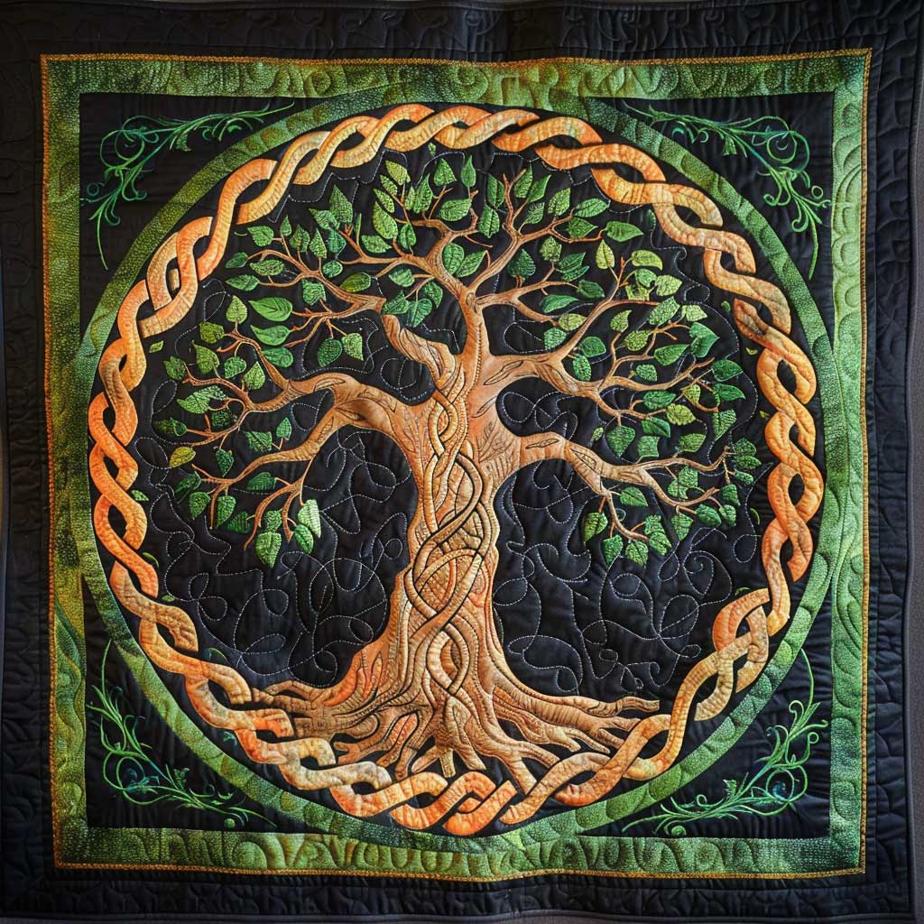 Mystic Tree Of Life XR0409016CL Quilt