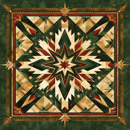 Native American Inspired Star WJ0107016CL Quilt