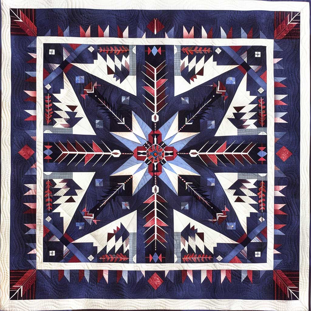 Native American Inspired Star WJ1207016CL Quilt