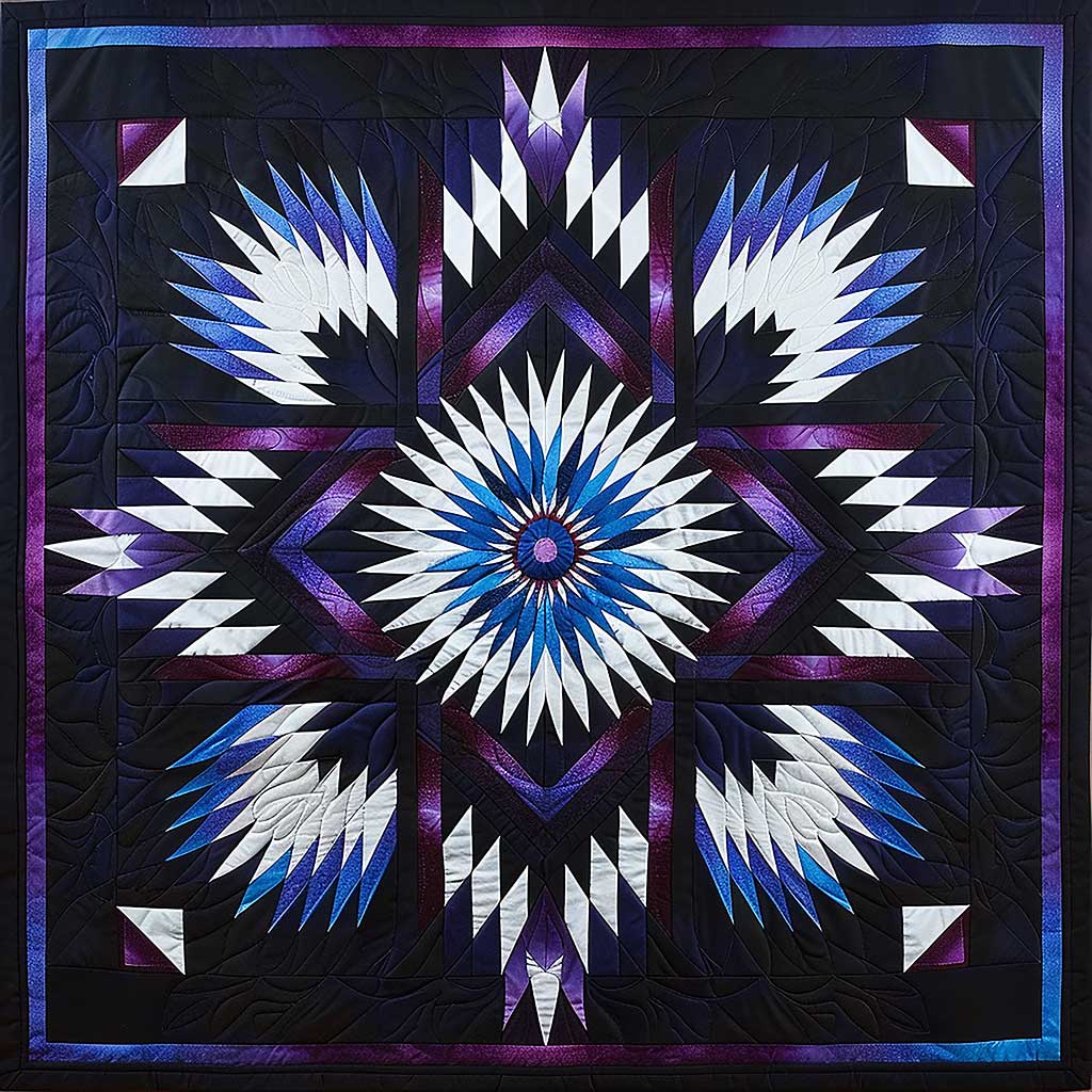 Native American Inspired Star WJ2106018CL Quilt