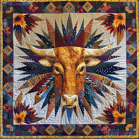 Native American Skull XR1805010CL Quilt