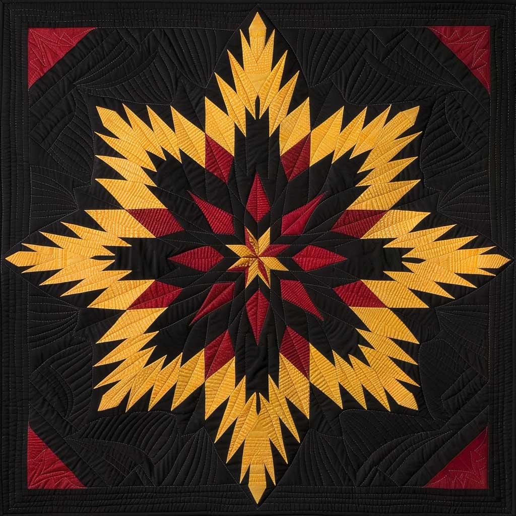 Native American Star WJ0207008CL Quilt