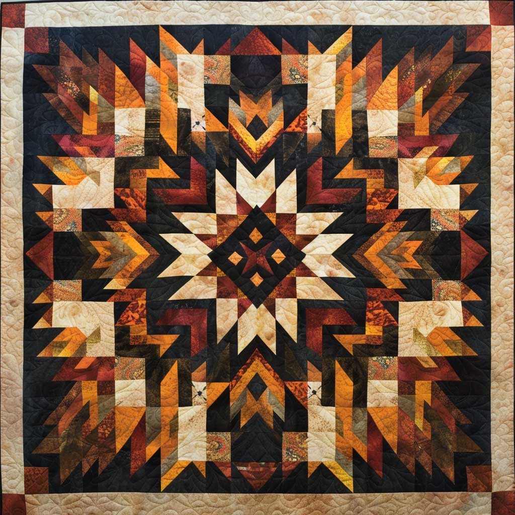 Native American Star WJ0307006CL Quilt