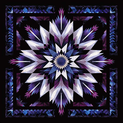 Native American Star WJ0307012CL Quilt