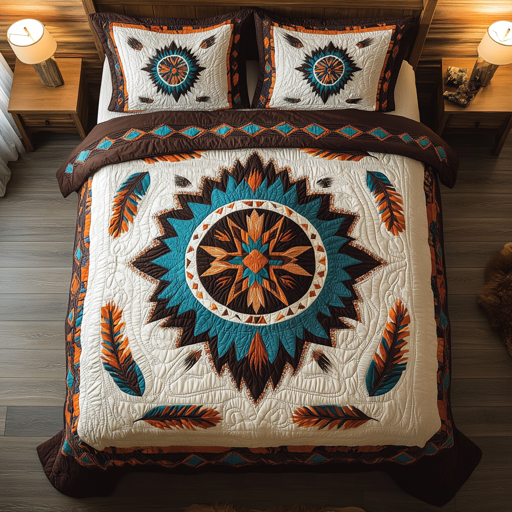 Native American Starburst YR2501017CL Duvet Cover Set