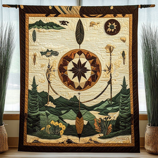 Native American Tribal WU1801024CL Quilt