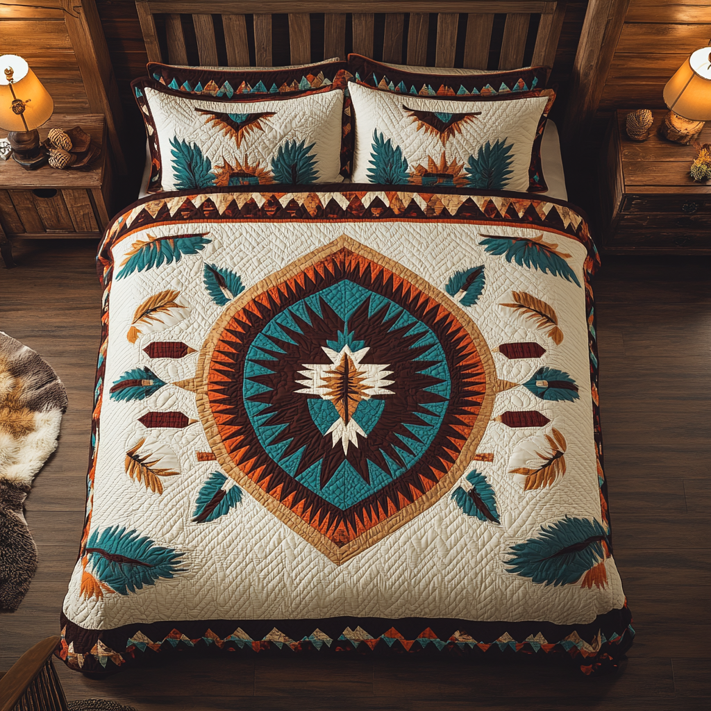 Native American Whispering YR2501020CL Duvet Cover Set