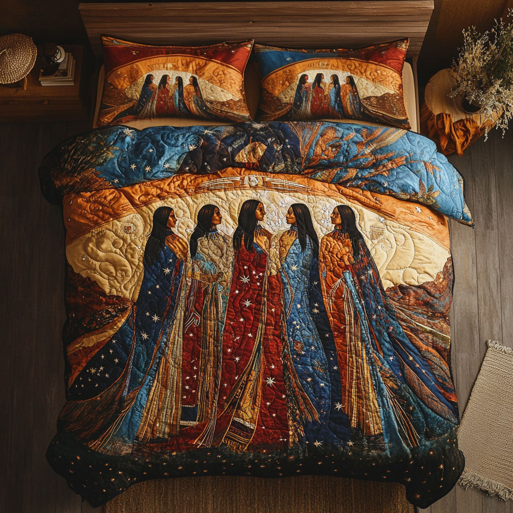 Native American Whispers Of the Ancestors WU1103057CL Duvet Cover Set