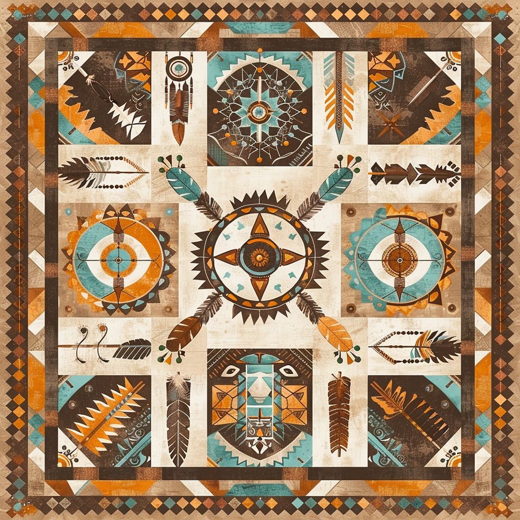 Native American WJ2406014CL Quilt