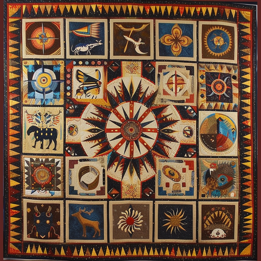 Native American XR0706016CL Quilt