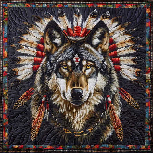 Native Wolf WM2507001CL Quilt