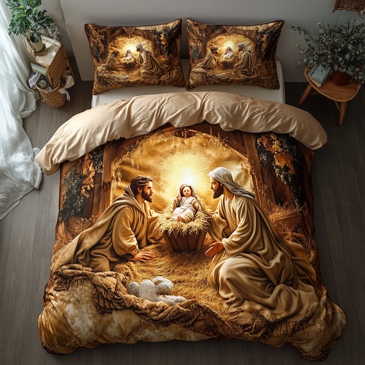 Nativity Of Jesus WU1401007CL Duvet Cover Set