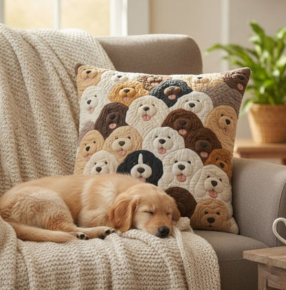 Goldendoodle WJ0303004CL Quilt Pillow Case