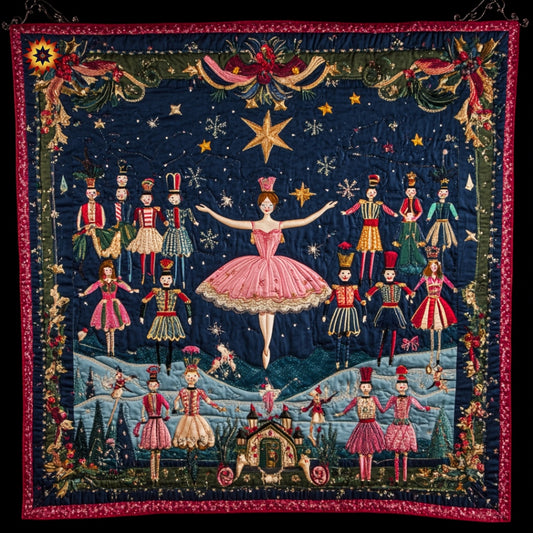 Nutcracker Ballet Scene WU0912040CL Quilt