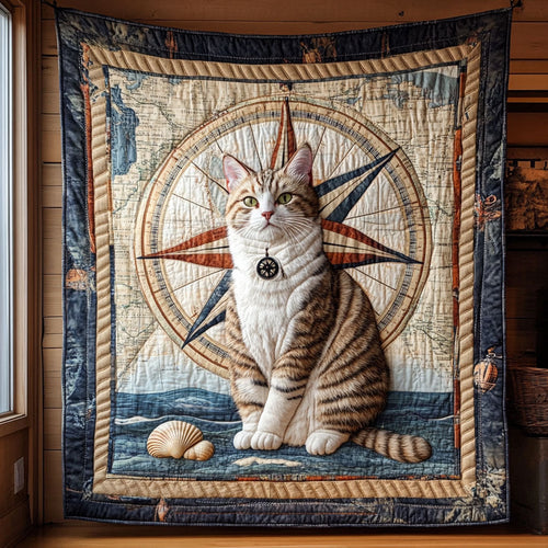 Ocean Voyager Kitty CP2406038CL Quilt