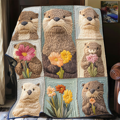 Otter in Bloom YR0301013CL Quilt