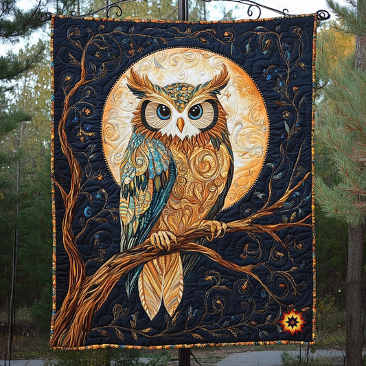 Owl Into The Night WU0912038CL Quilt