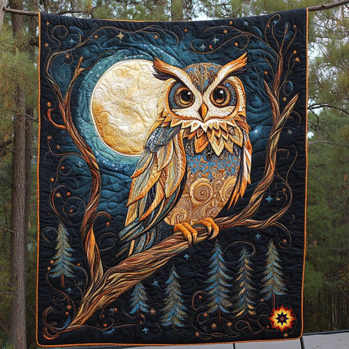 Owl Into The Night WU0912065CL Quilt