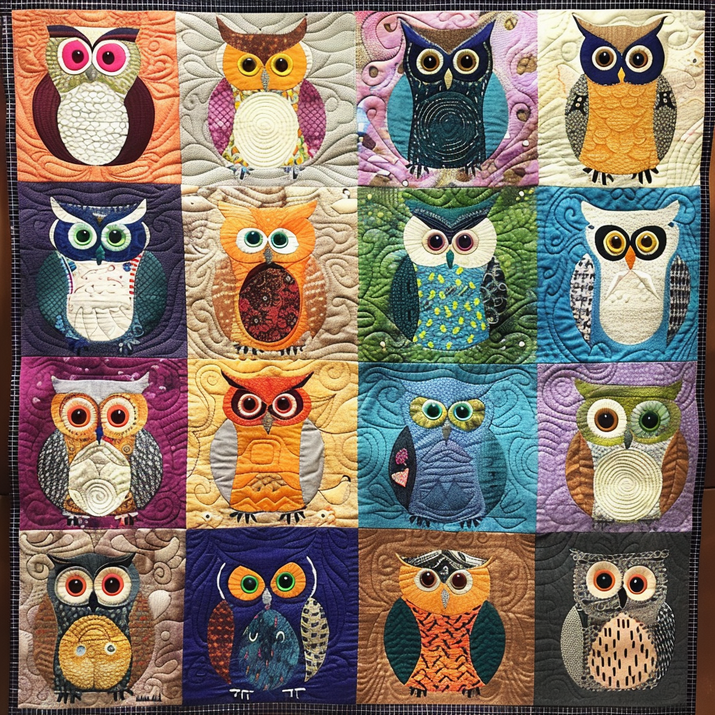 Owl Lovers XR2206009CL Quilt